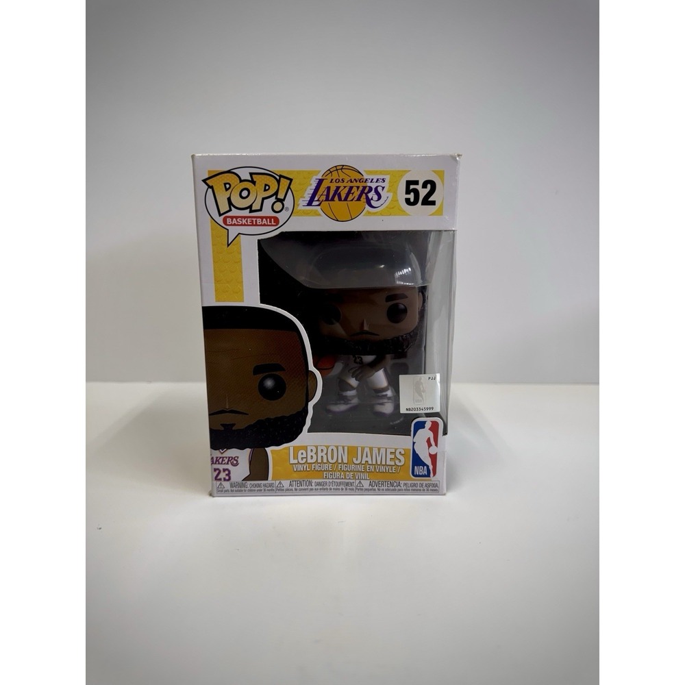 Basketball Funko Pop, Lebron James, Los Angeles Lakers, Number 52.